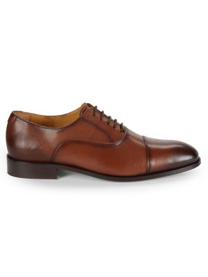 Saks Fifth Avenue Jordan Leather Oxford Shoes on SALE | Saks  display picture 1