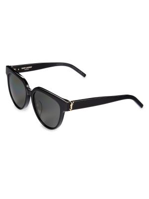 Authentic Saint Laurent 55mm Women’s Cat Eye Sunglasses Saint Laurent 55mm Cat Eye Sunglass Havana Gold | TikTok main image 2