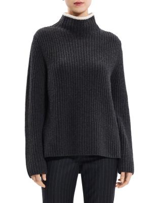 Theory Karenia Ribbed Wool & Cashmere Sweater on SALE | Saks OFF 5TH