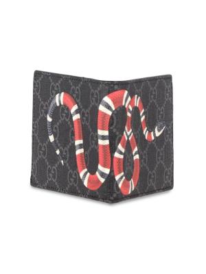 Gucci Kingsnake Print GG Supreme Bifold Wallet | eBay Gucci GG Supreme Snake Wallet main image 2