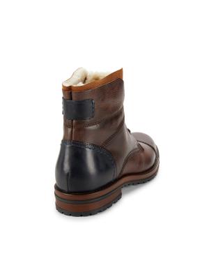 Saks Fifth Avenue Ryan Faux Fur Lined Leather Boots on SALE  display picture 1