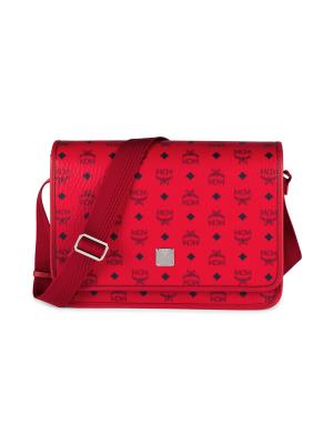 MCM Red Sling Bag Authentic MCM Chain Sling Bag Red | Mercari main image 3