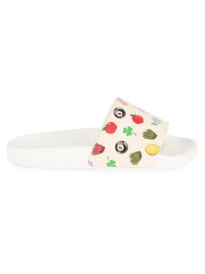 JW Anderson Print Pool Slides on SALE | Saks OFF 5TH
