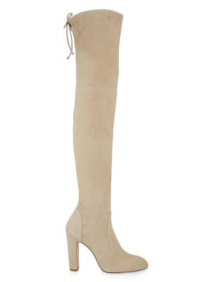 Escarpins Plats Stuart Weitzman Gillgan Haze - Daim Beige - Taille 8.5 M - Neuf Avec Emballage
