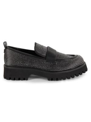 Karl Lagerfeld Paris Grady Embellished Loafers on SALE  display picture 2