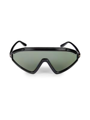 TOM FORD 87MM Shield Sunglasses on SALE | Saks OFF 5TH