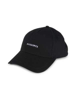 All Saints Embroidered Logo Wool Baseball Cap Hat AllSaints Mens Underground Skull Beanie, Winter Hat with  main image 3
