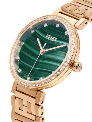 Fendi Forever IP Rose Goldtone Stainless Steel, Malachite  display picture 2