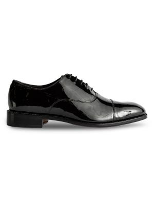 Anthony Veer Clinton Tuxedo Patent Leather Oxford Shoes on 