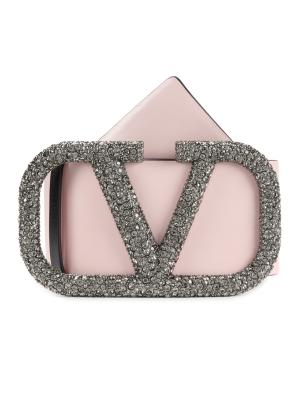 Valentino Garavani Oversized V-Logo Reversible Crystal  display picture 1