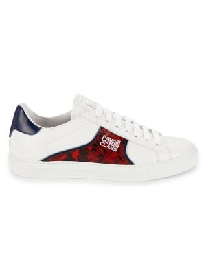 Cavalli Class by Roberto Cavalli Snake Print Trim Low Top  display picture 1