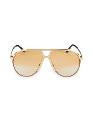 TOM FORD 64MM Aviator Sunglasses on SALE | Saks OFF 5TH display picture 2
