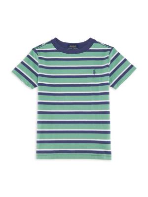 Little Boy's Polo Bear Graphic Cotton T-Shirt