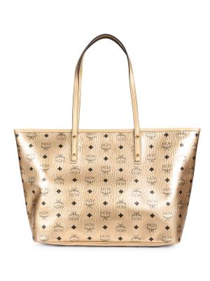 MCM Aren Visetos Monogram Coated Canvas Tote on SALE | Saks OFF 5TH