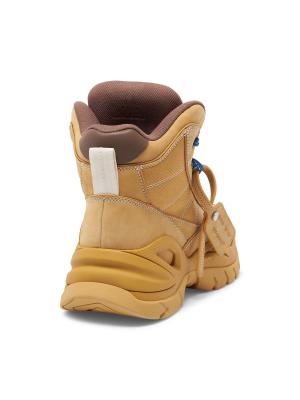 Off-White Leather High-Top Hiking Boots on SALE | Saks OFF 5TH