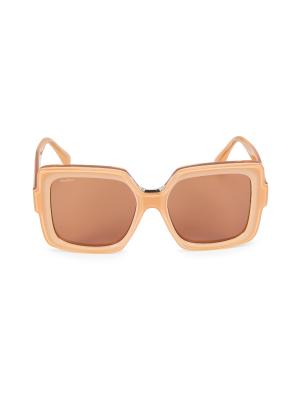 Max Mara 56MM Square Sunglasses on SALE | Saks OFF 5TH display picture 3