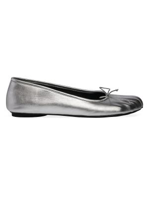 Balenciaga Anatomic Ballerina Metallized Flat Pumps on SALE | Saks