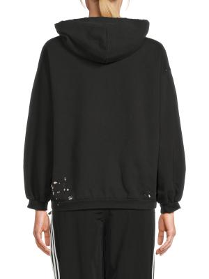 Small Fit Cotton Graphic Hoodie