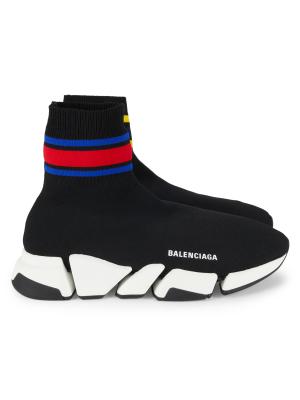 Balenciaga Speed 2.0 Logo Knit Sneakers on SALE | Saks OFF 5TH display picture 3