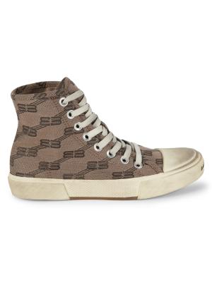 Paris High Top Monogram Sneakers