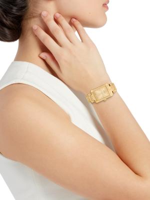 Versace Tonneau IP Yellow Gold Stainless Steel Bracelet  display picture 2