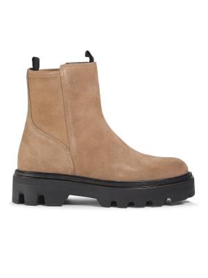 Bottes Cheville Femme Rag & Bone En Suède Et Cuir - Taille US 5 (35 EU) - Occasion