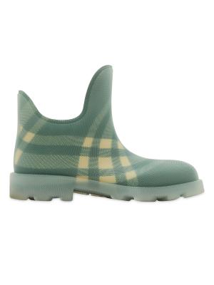 Burberry Marsh Check Rain Boots on SALE | Saks OFF 5TH