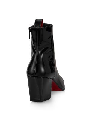 Christian Louboutin Rosalio 70MM Patent Leather Boots on  display picture 3