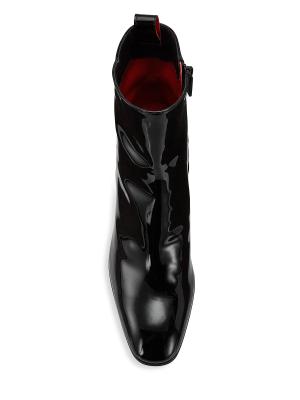 Christian Louboutin Rosalio 70MM Patent Leather Boots on 
