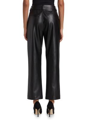 The Irie Faux-Leather Cropped Pants