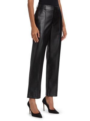 The Irie Faux-Leather Cropped Pants