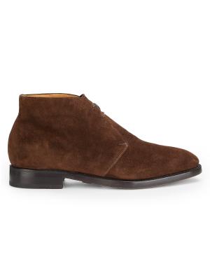 Ralph Lauren Purple Label Frasco Suede Chukka Boots on SALE  display picture 2