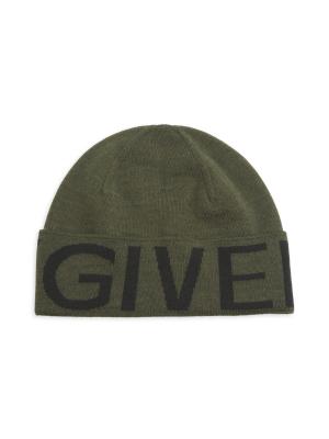 Givenchy Jacquard Wool Beanie on SALE | Saks OFF 5TH