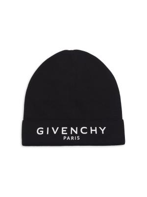 Givenchy Embroidered Logo Wool Beanie on SALE | Saks OFF 5TH display picture 1