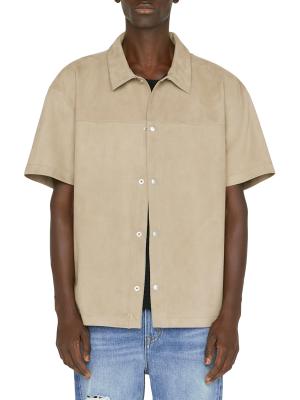 Frame Snap-Front Suede Shirt on SALE | Saks OFF 5TH