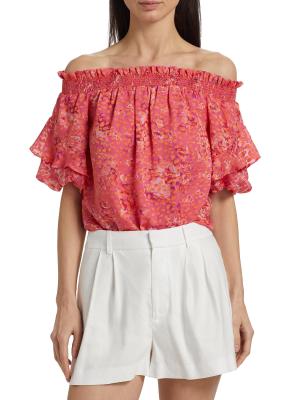 Ramy Brook Fiona Off-The-Shoulder Top on SALE | Saks OFF 5TH