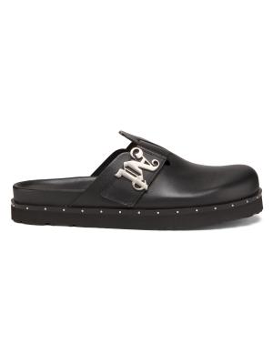 Palm Angels Studded Leather Mules on SALE | Saks OFF 5TH display picture 2