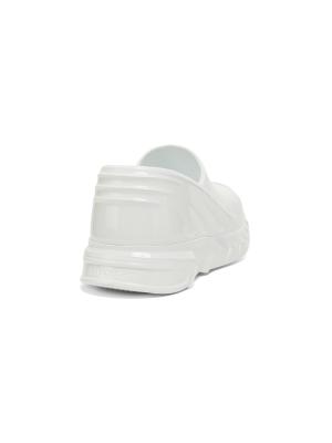 Givenchy Marshmallow 110MM Logo Embossed Wedge Slides on  display picture 1