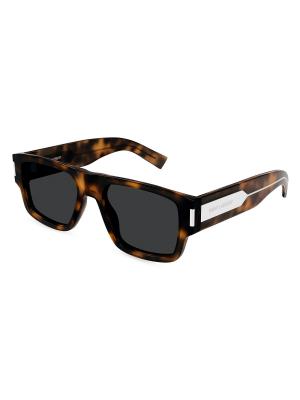 Saint Laurent Naked Wirecore 55MM Square Sunglasses on SALE | Saks
