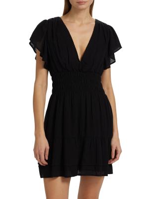 The Kimora Double Flutter Quarter Zip Top main image 1