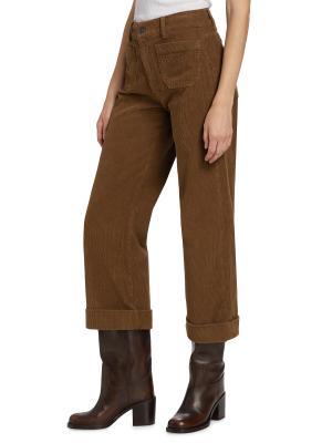 Frame Cropped Corduroy Wide-Leg Pants on SALE | Saks OFF 5TH