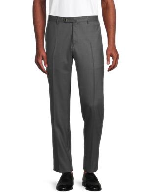 PT Torino Deluxe Super 160s Serge Wool Trousers on SALE | Saks OFF 5TH