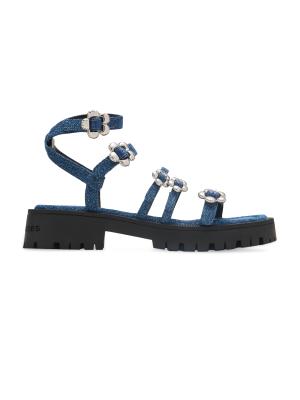 The Kiki Gladiator 40MM Denim Sandals