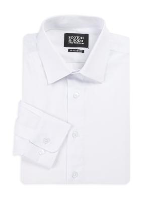 ​Solid Modern-Fit Dress Shirt