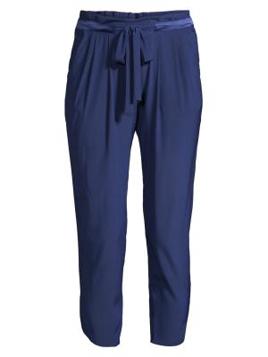 Allyn Silk-Blend Pants