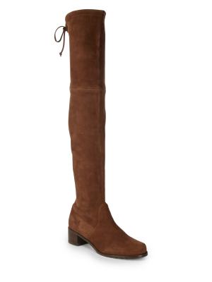 Stuart Weitzman Midland over-the-knee Boots | Black | FARFETCH Stuart Weitzman over the knee boots midl display picture 1