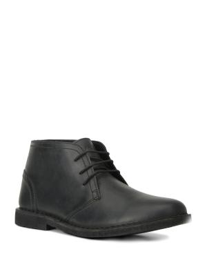 Andrew Marc Mens Chukka Boots Black Leather Lace-Up Ankle Boot US Size 11 EUC Andrew Marc | Shoes | Andrew Marc Mens Chukka Boots Black  main image 3