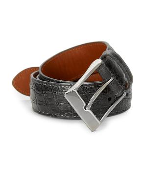 Saks Fifth Avenue Crocodile Leather Belt on SALE | Saks OFF 5TH display picture 2